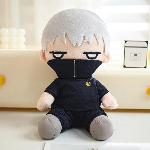 Yiran Health & Beauty Jujutsu Kaisen Plüschtier Gojo Megumi Toge, 3er Set - Bild 1