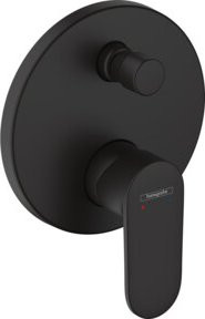 Hansgrohe Vernis Blend UP Wannen-Einhebelmischer mit Schwenzauslauf, Fertigmontageset, Mattschwarz - Bild 1