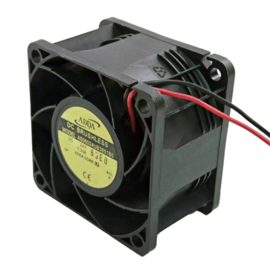 ADDA Server-Lüfter AS06024UB3851B0 Schwarz DC 24 V 1,20 A B/T/H: 60 x 60 x 38 mm - Bild 3