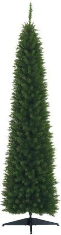 HOMCOM Künstlicher Weihnachtsbaum in Grün mit Stern und Ständer, Höhe: 210 cm, Breite: 60 cm, Tiefe: 60 cm - Bild 1