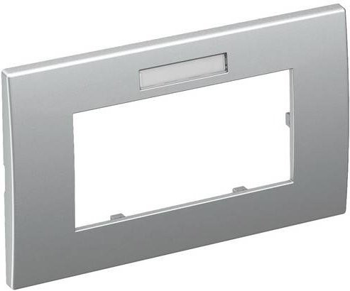 OBO Bettermann Abdeckung, Farbe: Silber, B/H/T: 14,0 x 8,4 x 0,85 cm - Bild 1
