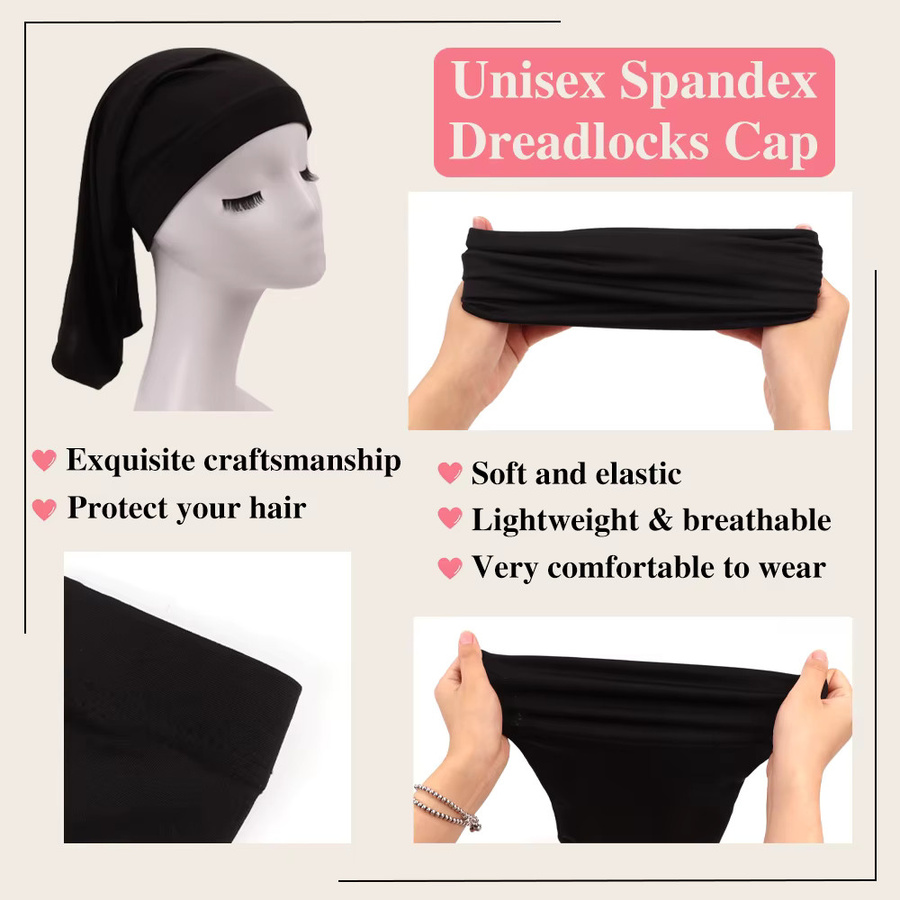 Yajukai Dreadlock Tube Wave Cap, Herren, für lockiges Haar - Bild 5