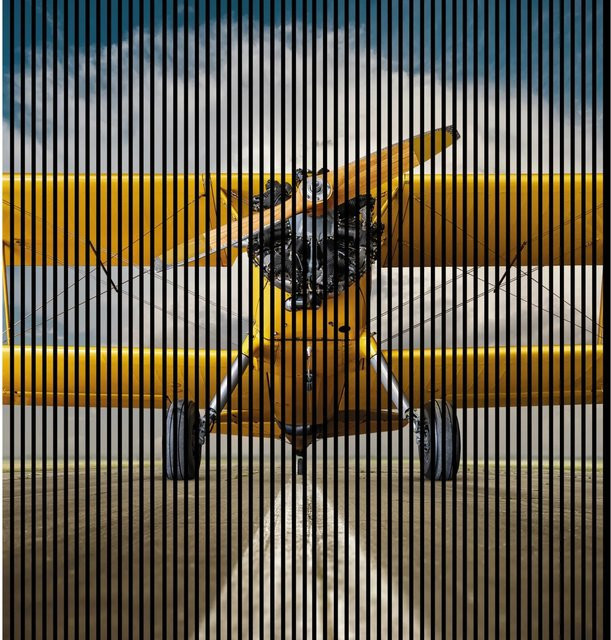 FN Acustico Akustikplatte Flieger 3 in Bunt aus PET und MDF, H x B x T: 2.400 x 2.253 x 19 mm - Bild 1