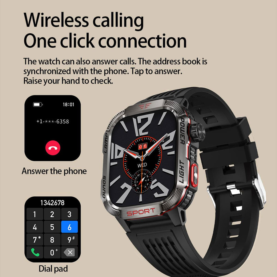Huawei Smartwatch, Herren, Schwarz, GPS, Kompass, Wasserdicht - Bild 3