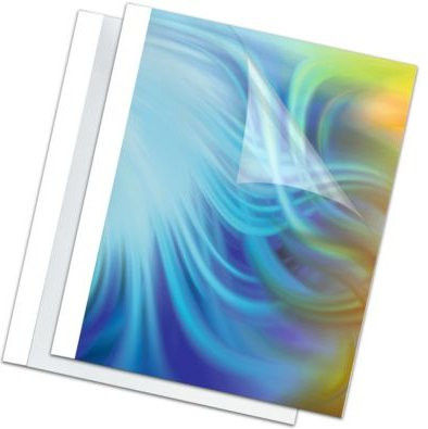 Fellowes Thermobindemappen Weiss, Bindekapazität 15 Blatt, 100 Stück - Bild 1