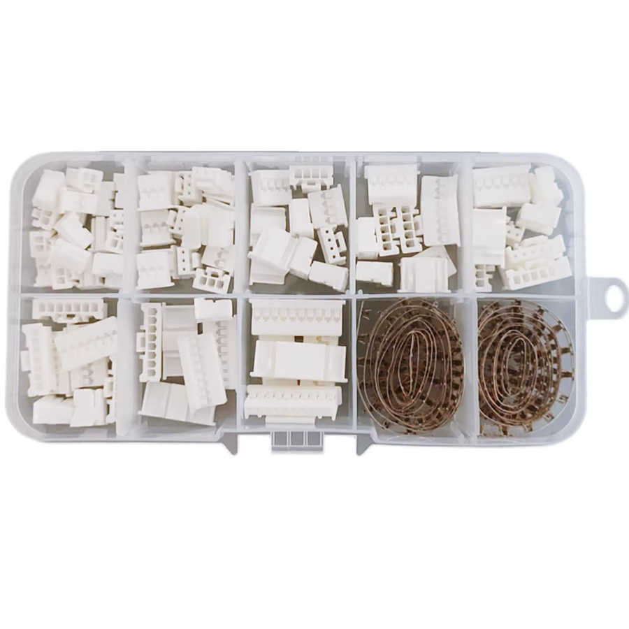 PAP-05V-S Stecker Gehäuse mit Buchse und Terminals für PA2.0 PAE2.0 2,0mm in Weiß - Bild 2