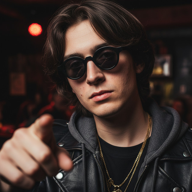 TWOOO Sonnenbrille, rund, Vollrand, Kunststoff, schwarz, Unisex - Bild 1