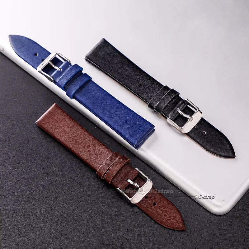 HQstrap Uhrenarmband Echtleder, Damen, Rot, Weiß, Schwarz - Bild 3