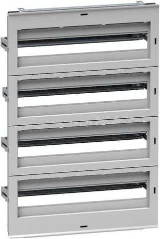 Schneider Electric NSYDLA88G Modularer Verteilerrahmen in Grau mit 88 Modulen für NSYPLM75, NSYS3D75, NSYCRN75 und NSYS3X75 - Bild 1