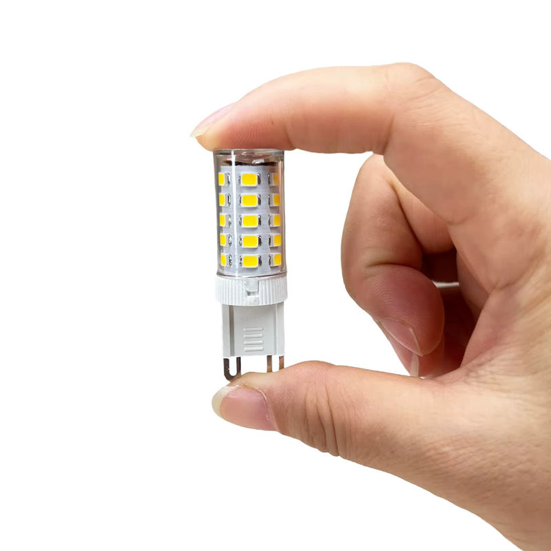 YORYZENG G9 LED Mini Glühbirne aus Keramik mit 220V, SMD Mais Licht für Kronleuchter und Zuhause, Weiß - Bild 4