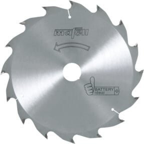 Mafell Kreissägeblatt HM für Holz, silber, Durchmesser: 185 mm, Breite: 1,2 bis 1,8 mm, Bohrung: 20 mm, 16 Zähne - Bild 1