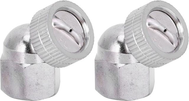 TOMTOP JMS Hochdruck Gartenbewässerung Sprühkopf aus Edelstahl mit G3/8in Innengewinde 45 Grad in Weiß und Silber - Bild 1