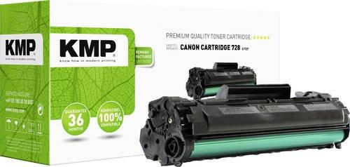 KMP Toner Cartridge kompatibel mit Canon 728 in Schwarz für Laserdrucker mit einer Reichweite von 2300 Seiten - Bild 1