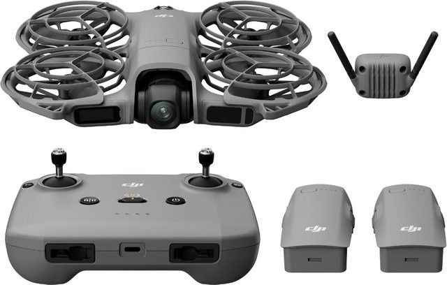 DJI Neo 2 Fly More Combo Quadrocopter mit 12 MP Action-Kamera in Schwarz/Grau - Bild 4