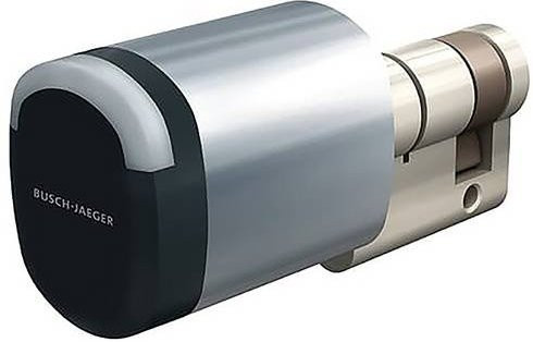 Busch-Jaeger Elektronischer Zylinder 2CKA008300A0585 in Schwarz und Silber mit Bohrschutz - Bild 1