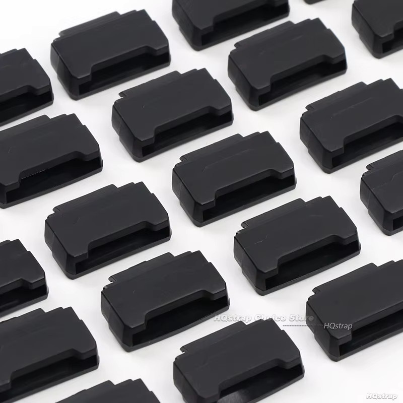 HQstrap Uhrenarmband Silikon, 16 mm, Schwarz - Bild 3