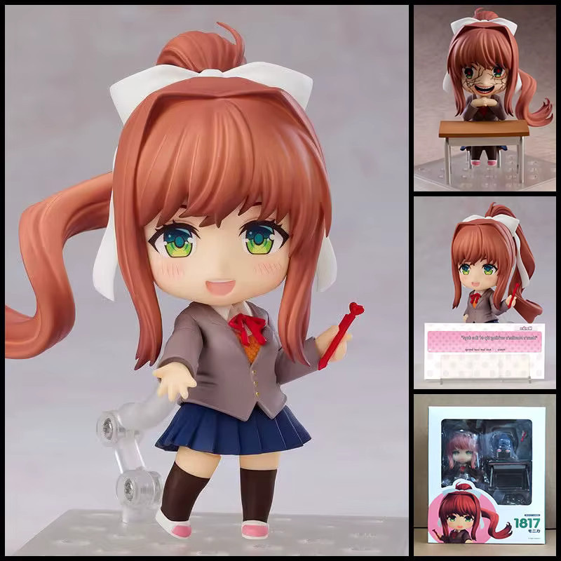 Bandai Doki Doki Literature Club Q-Version Monika Yuri Sayori Natsuki, Spielzeugfigur, Einzelfigur - Bild 2