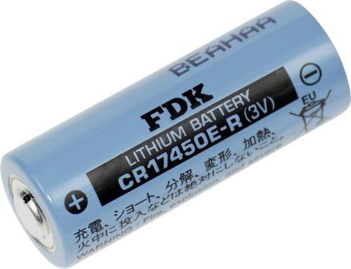 FDK CR17450 Spezial-Lithium-Batterie 3V mit 2400 mAh, hochstromfähig und temperaturbeständig - Bild 1