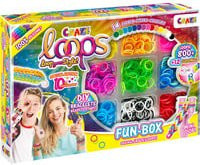 CRAZE Loops Fun Box Kreativset Basteln bunt / mehrfarbig - Bild 1