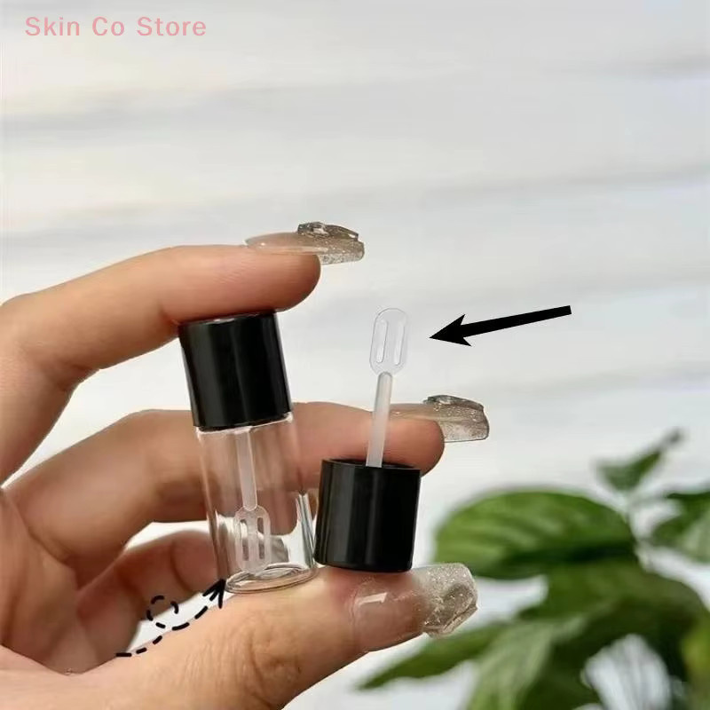 KuZHEN Nachfüllbare Mini-Foundation Glas-Leerflaschen mit Schaufelapplikator, 4 ml - Bild 5