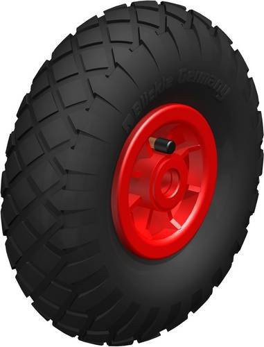 Blickle Rad-Luftreifen PK 262/20-75R-ROT in Rot mit einem Durchmesser von 260 mm und einer Tragfähigkeit von 150 kg - Bild 1