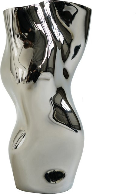Hein Studio Vase Ostrea für Schnittblumen in Nickel, Höhe: 25 cm - Bild 1