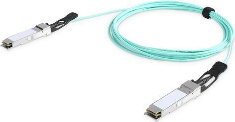 Digitus QSFP+ 40G AOC Kabel 10m in Blau/Türkis DN-81313 - Bild 1