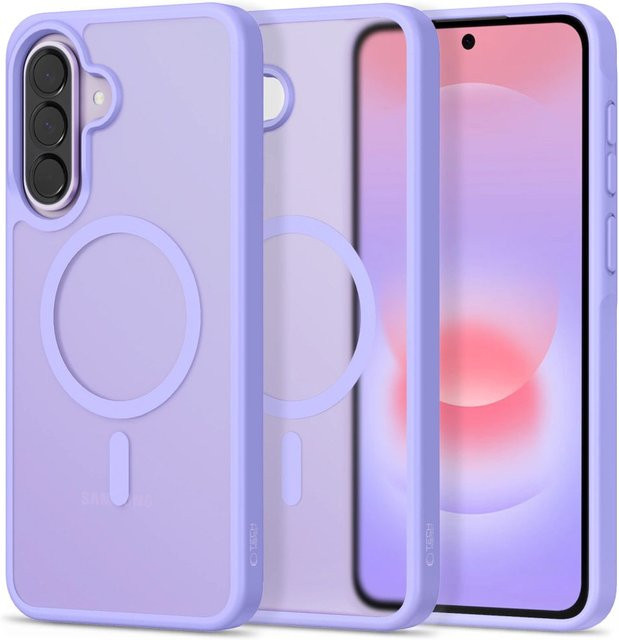 Tech-Protect MagSafe-Hülle für Samsung Galaxy A57 5G in Matt Lila - Bild 1