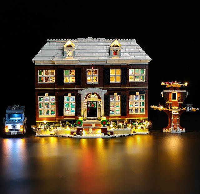 Kyglaring LED-Lichtset in Warmweiß für LEGO Ideas Home Alone 21330, dekorative Lampe aus Kunststoff - Bild 1