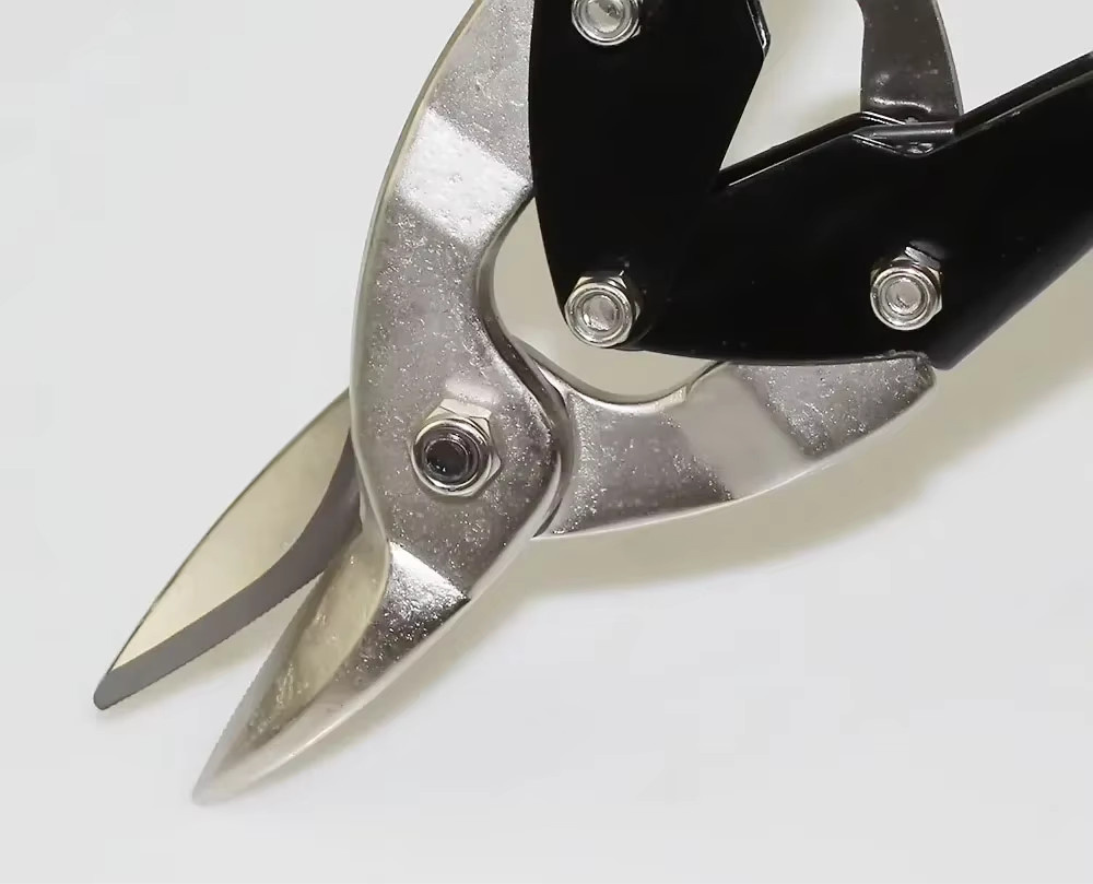 Skeyo Luftfahrtschneide gerade aus Metall mit Gummigriff, Länge: 25 cm - Bild 3
