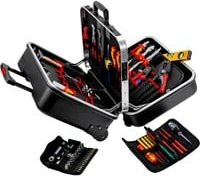 Knipex Werkzeugkoffer BIG Twin Move Elektro 63-teilig Schwarz - Bild 1