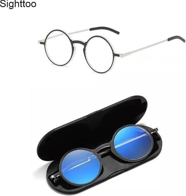Sighttoo Lesebrille, Vollrand, Round, TR90, Unisex - Bild 1