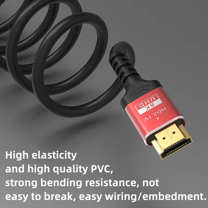 8K HDTV HDMI 2.1 Kabel mit 48 Gbit/s für Xiaomi TV-Box und PS5, unterstützt 8K @ 60Hz, eARC und Dolby Vision - Bild 3