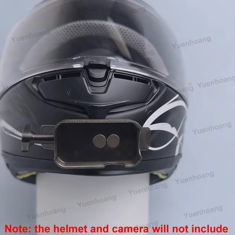 DJI OSMO NANO Adapter für Motorradhelm-Kinnhalterung mit magnetischer Halterung in Schwarz, kompatibel mit horizontaler und vertikaler Aufnahme - Bild 5