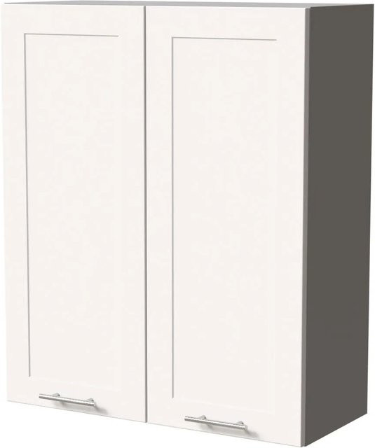 Feldmann-Wohnen Hängeschrank Oslo Küchenschrank mit Rahmenoptik in Grau und Weiß Matt, B/T/H: 80 x 32,5 x 96 cm - Bild 1