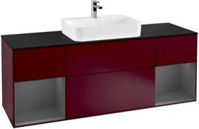 V&B Waschtischunterschrank Finion in Anthrazit, B/T/H: 160 x 50,1 x 1 cm - Bild 1