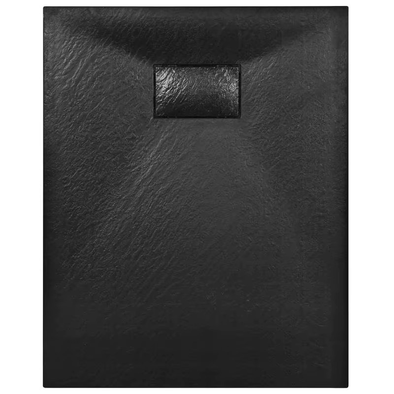 SMC Duschwanne aus Mineralguss in Schwarz, rechteckig, B/T: 100 x 70 cm - Bild 4