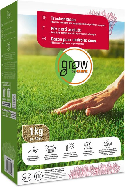 Living Nature Trockenrasen Saatgut, 1 kg - Bild 1