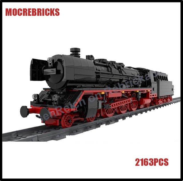 MOCREBRICKS Klassische Dampflok-Bausteine, Bausatz, Schwarz - Bild 1