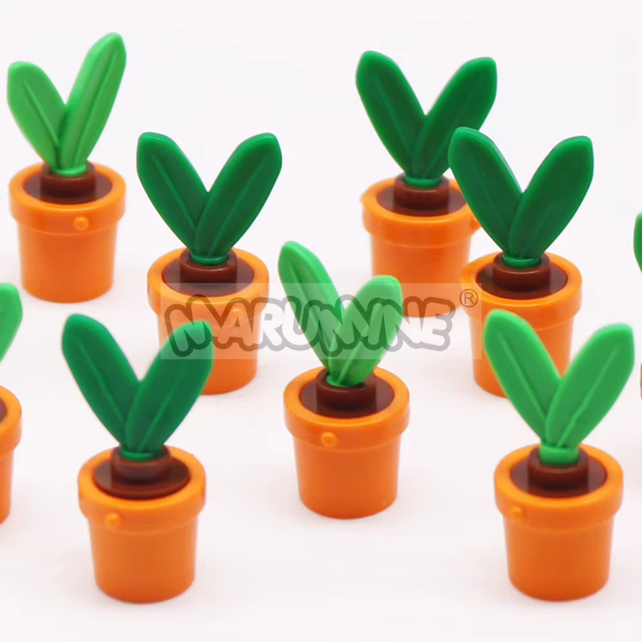 MARUMINE MOC Bausteine Topfpflanze, Zubehör, 50-teiliges Set - Bild 2