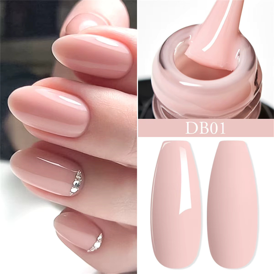 Mtssii Nagelgel-Set, 6-teilig, Nude, Glitzer, holografisch, glänzend - Bild 2