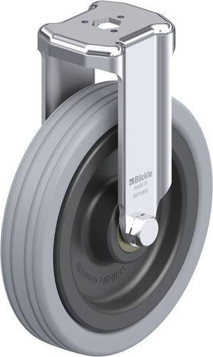 Blickle Bockrolle BKRA-VPA 125K in Schwarz und Grau aus Stahl mit einem Rad-Durchmesser von 125 mm und einer Tragfähigkeit von max. 100 kg - Bild 1