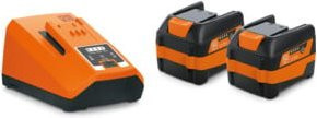 Fein Akku-Starter-Set 12 V mit 6 Ah Li-Ion-Pack in Orange mit USB-A und USB-C Anschlüssen - Bild 1