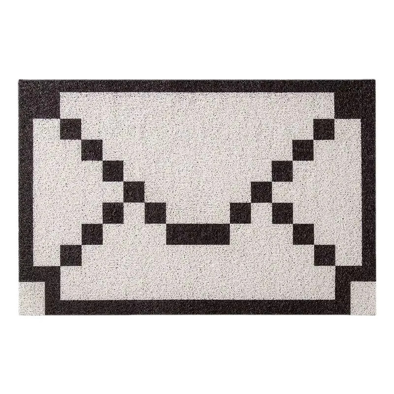 VIKAMA Pixel-Style PVC-Fußmatte, rutschfester und wetterfester Eingangsteppich in modernem Design, Breite: 60 cm, Tiefe: 40 cm - Bild 4