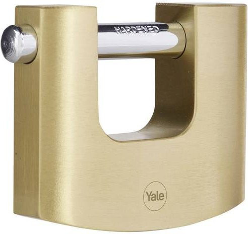 Yale Vorhängeschloss Y114B/90/127/1 aus Messing in Gold, Breite: 90 mm - Bild 1