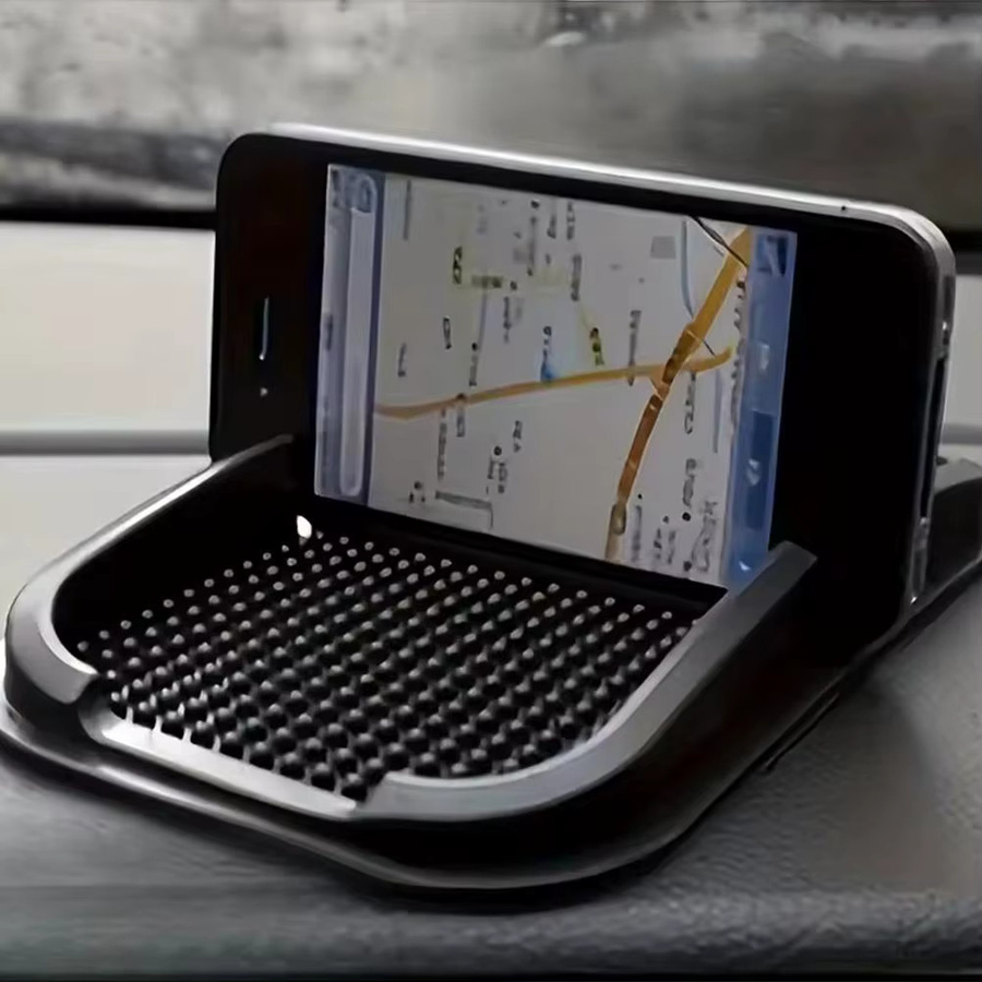 Universal Anti-Slip Silikon Matte für das Auto Dashboard zur Befestigung von Telefon und GPS in Schwarz - Bild 2