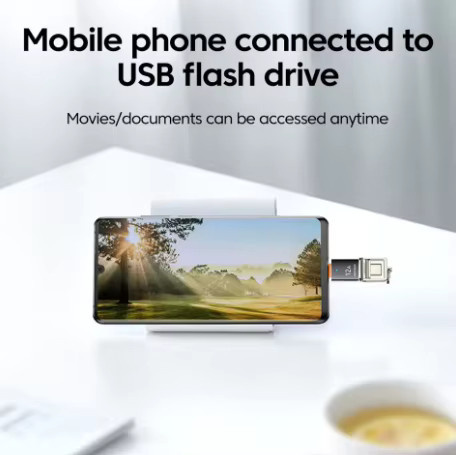 12A USB 3.0 auf Typ C Adapter mit LED OTG Funktion, USB C Stecker auf USB A Buchse, Multicolor, kompatibel mit iPhone 15, Tablet, Notebook und Android Smartphones - Bild 5