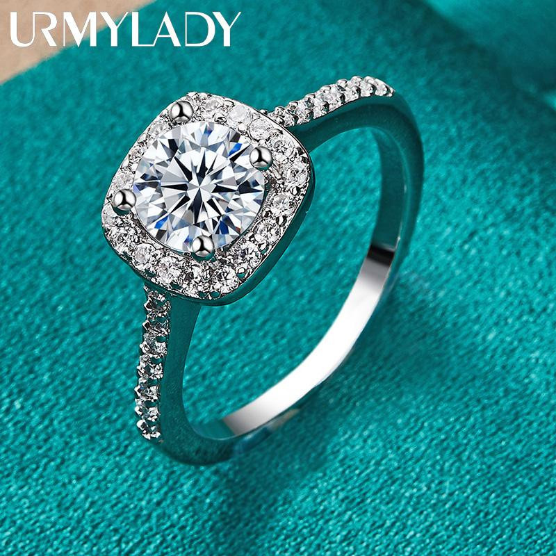 URMYLADY Ring 925 Silber, Zirkonia, Damen - Bild 3