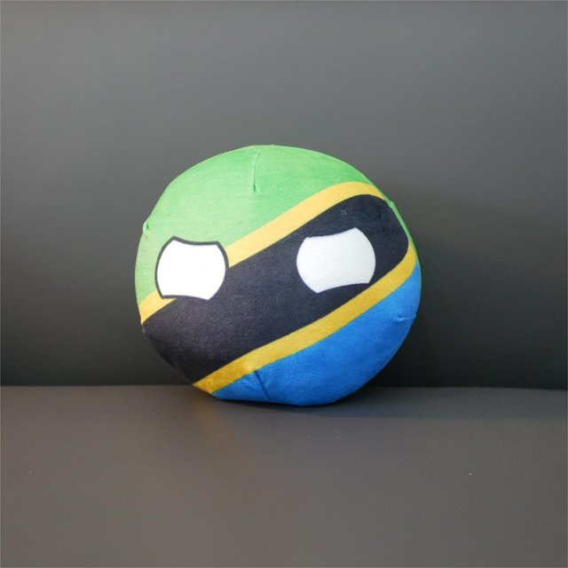 Vietnam Polandball Plüschpuppe, Countryball Anhänger, 8cm/20cm - Bild 1
