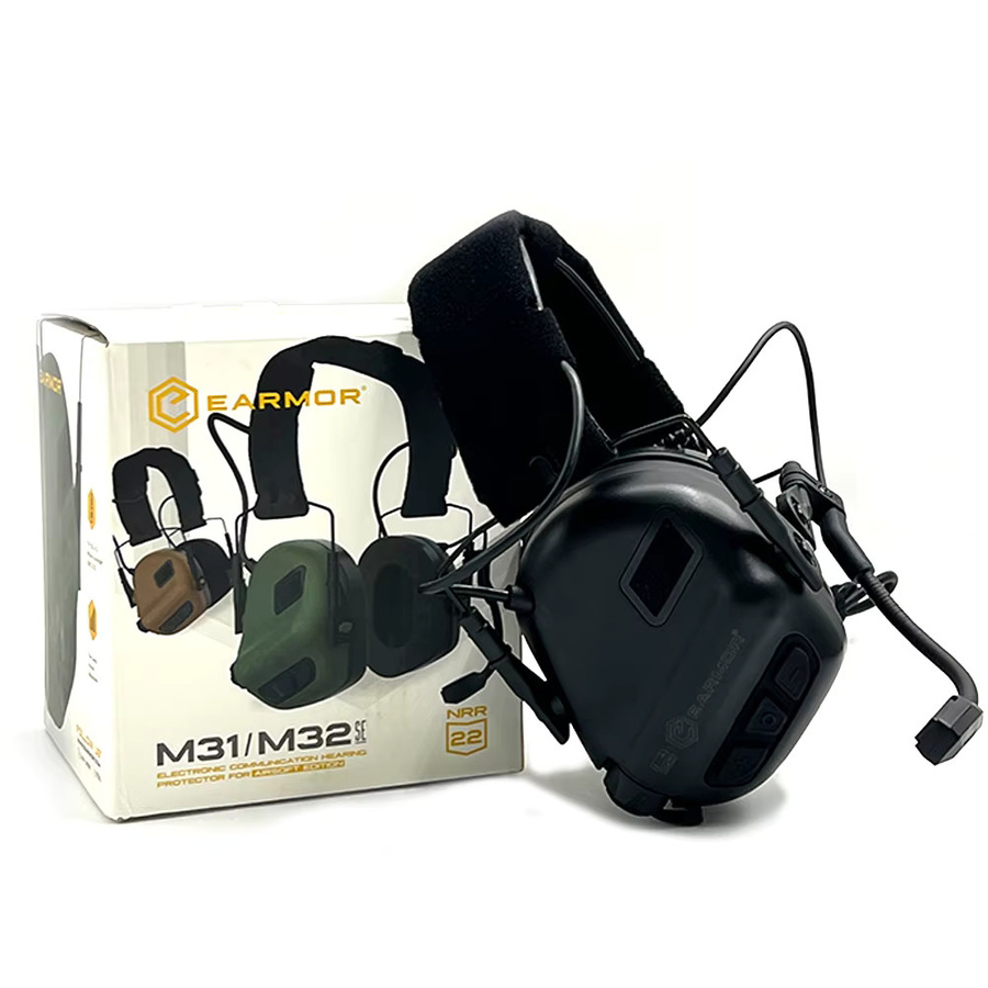 EARMOR M32 SE Taktisches Headset Anti-Lärm-Kopfhörer mit EARMOR M52 PTT-Adapter für Kenwood - Bild 2